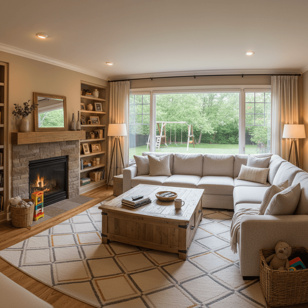 Comfortable Family Home - Before